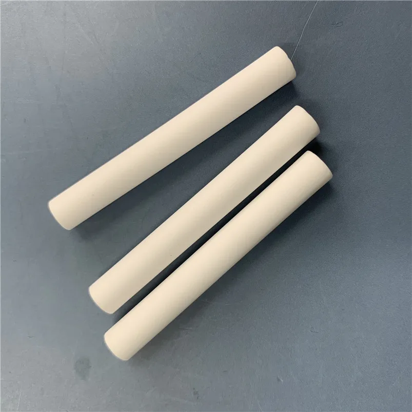 高温绝缘96% 氧化铝陶瓷棒带孔