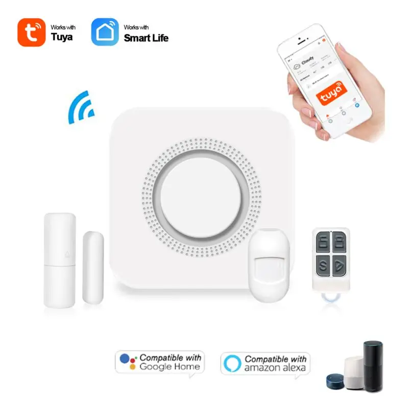 Light wireless house alarm smart home wifi PIR motion sensor alarm system home security wifi pir sensor for house security