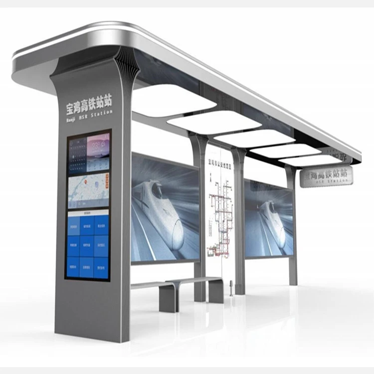 product-Street bus stop led lcd digital bus stop shelter manufacturer-YEROO-img