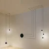 Zhongshan Linear Simple LED Indoor Hanging Cable Downlight pendant light linear