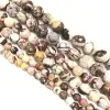 Natural Tree Agate or Brown Jasper Faceted Round Loose Bead Gemstone for Jewelry Making & Design AAA-Quality 16inch