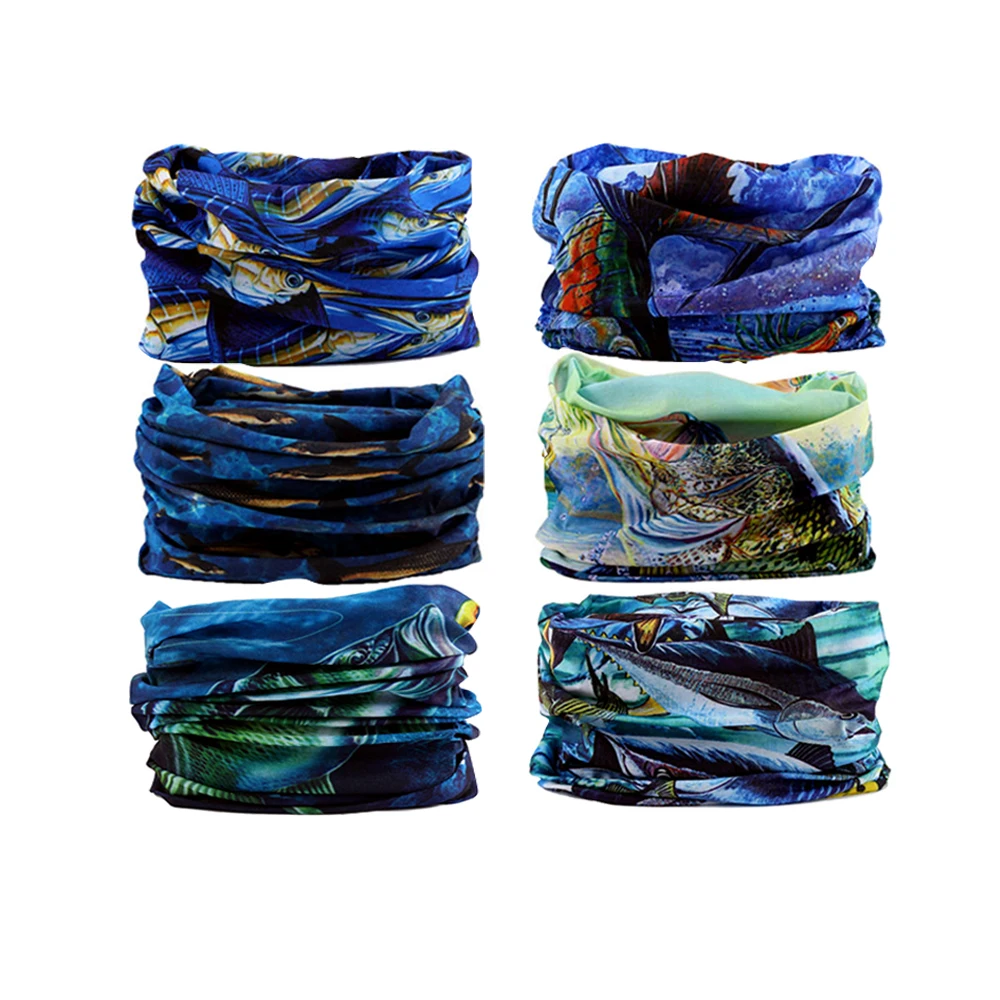 
6PCS Fishing Custom Polyester Black Lives Matter Tuban Neck Gaiter Bandana Head Wrap Face Scarf for Outdoor 