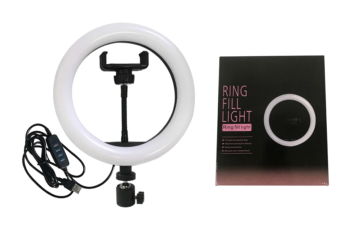 8inch Led Selfie Ring Light For Live Stream/makeup/youtube Video