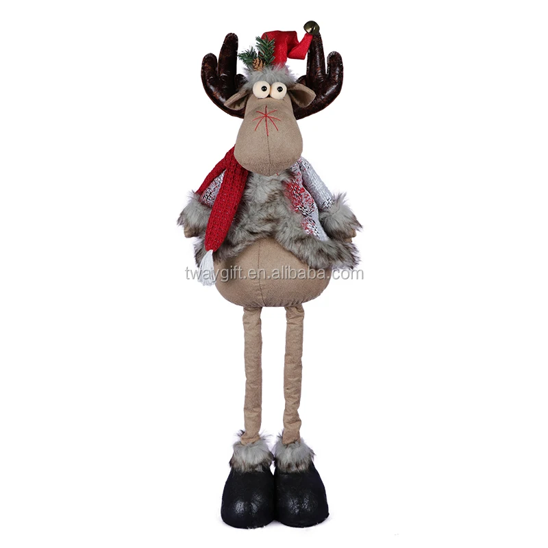 stuffed reindeer decor