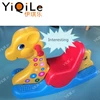 YiQiLe high quality newest three color fawn shape rocking horse toy for kids indoor riding horse play for preschool for hot sale