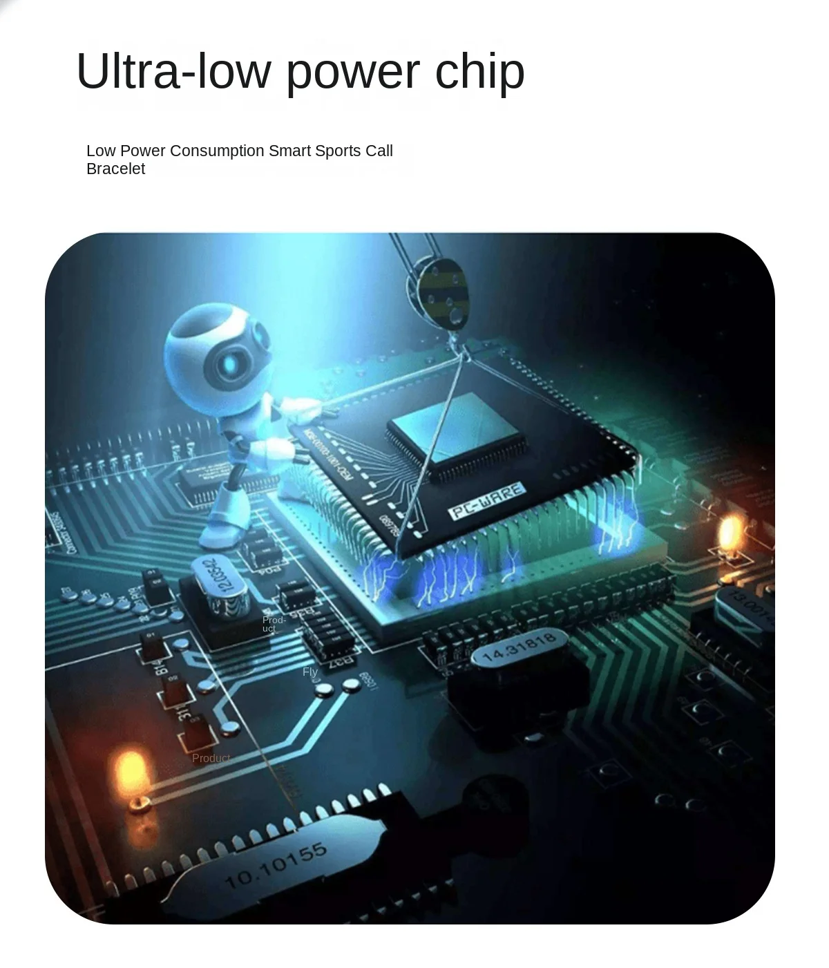 蓝牙智能手表心率监测信息提醒长电池寿命触摸屏男士商务女装时尚礼品