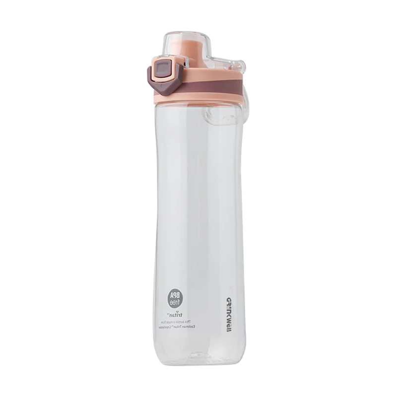 
Grink promotional good quality 600ml bpa free sport plastic water bottle flip lid 
