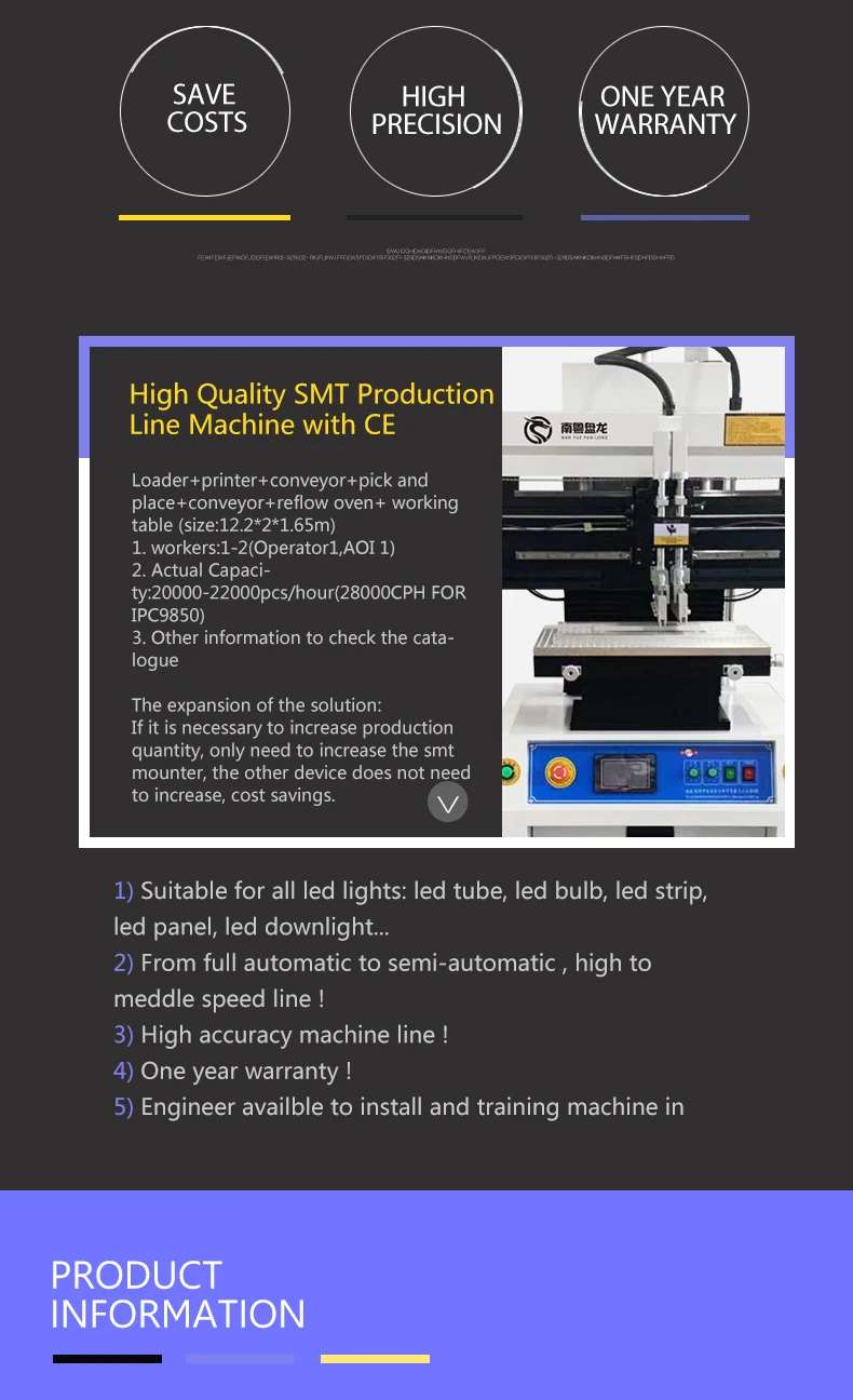 SMT PCB production line High-precision printing machine semi-automatic screen printing machine