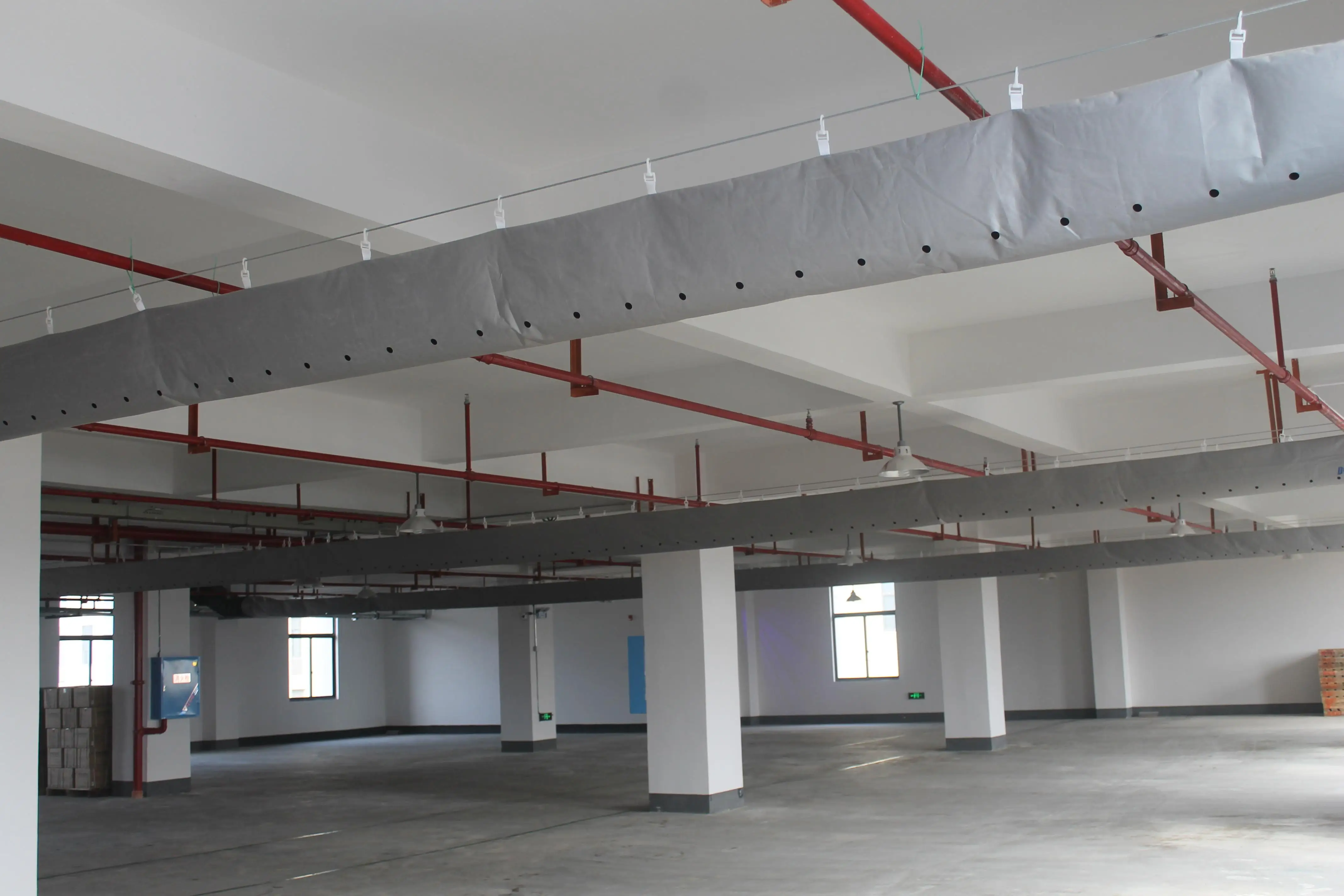 Hvac System Ventilation Fabric Air Ducts Sleeve Exhaust To Air Cleaner