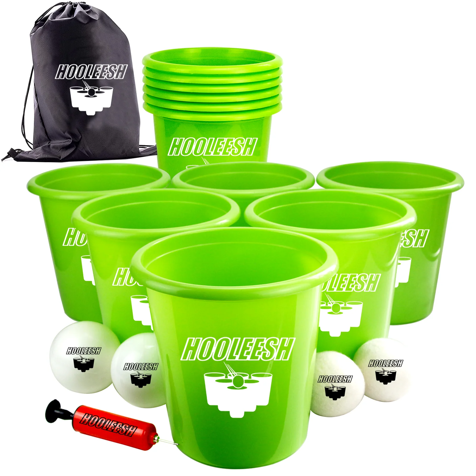Custom Plastic Beach Bucket Ball Game Set For Adults And Kids Outdoor And Workout Indoor Game