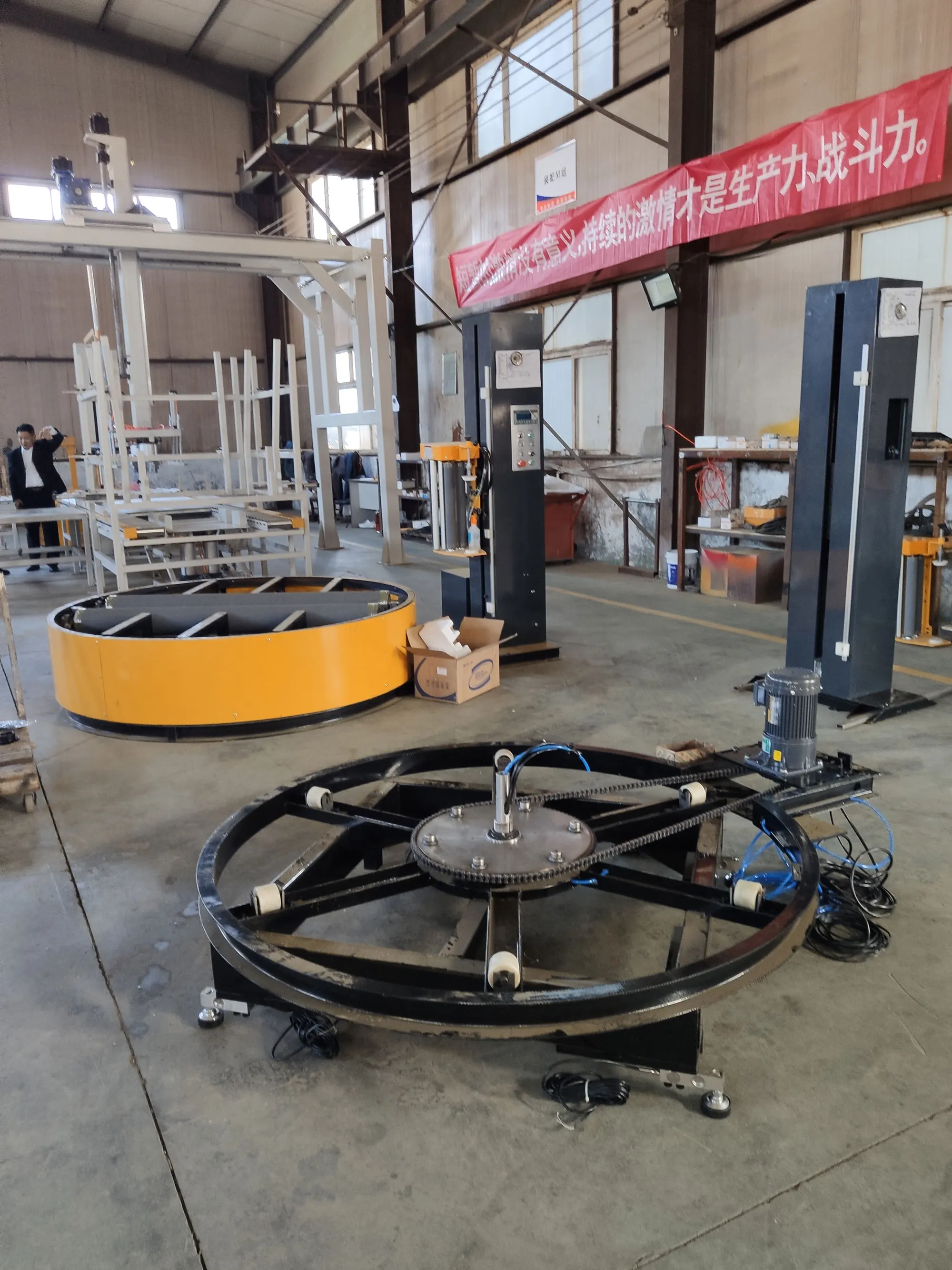 Automatic Pallet Stretch Film Wrapping Machine With Ce Certificate And