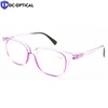 Fashion trendy crystal economic high quality cheap transparent reading glasses