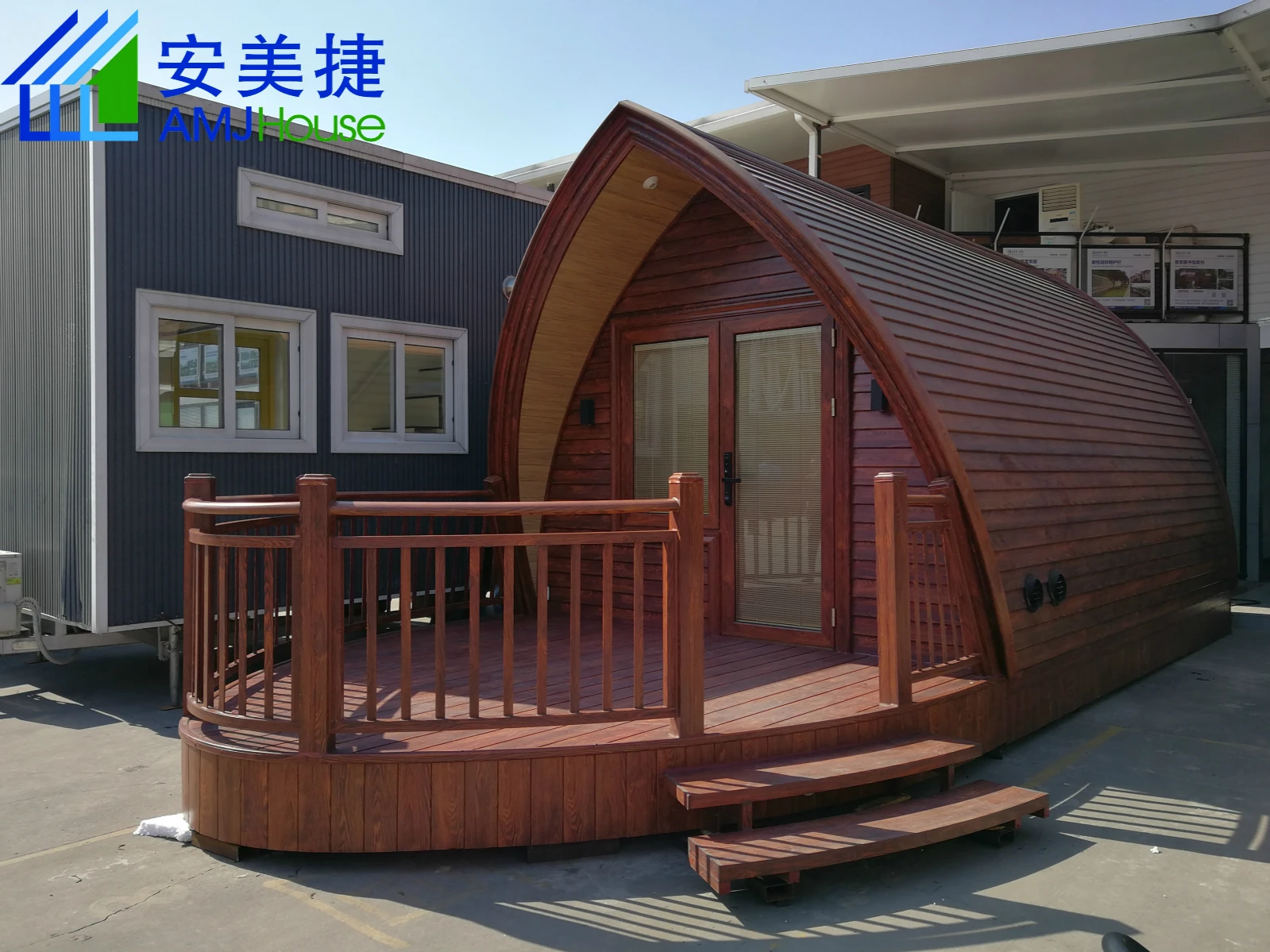 Eco-friendly 2 bedroom modern prefab house home prefabricated, View