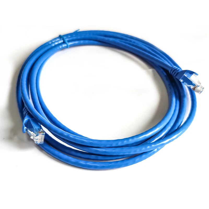 Blue Cable Pure Copper Cat6 Cable Rj45 Lan Utp Cat 6