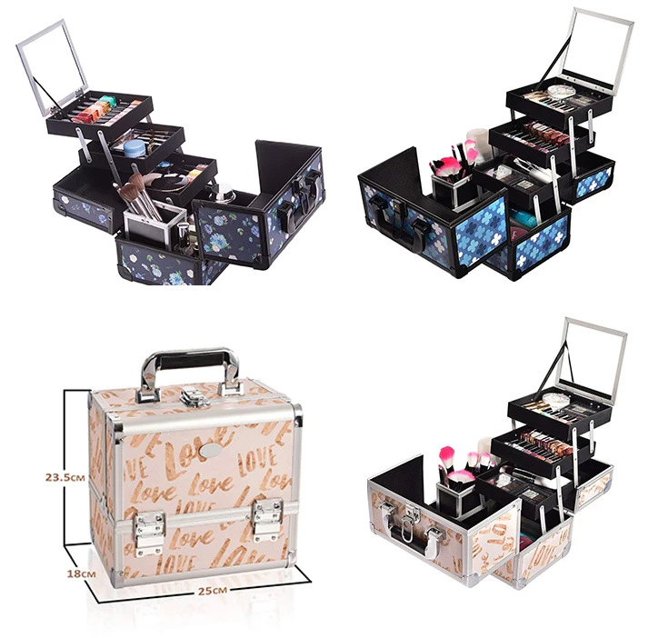 makeup carrier on wheels