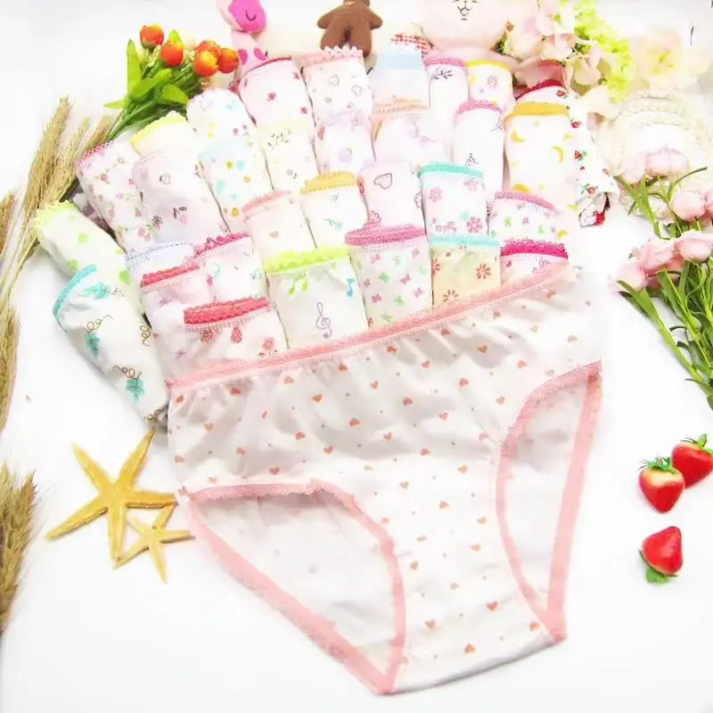 Cute Girl Panty Brief Underwear - Buy Sweet Cute Design Young Girls ...