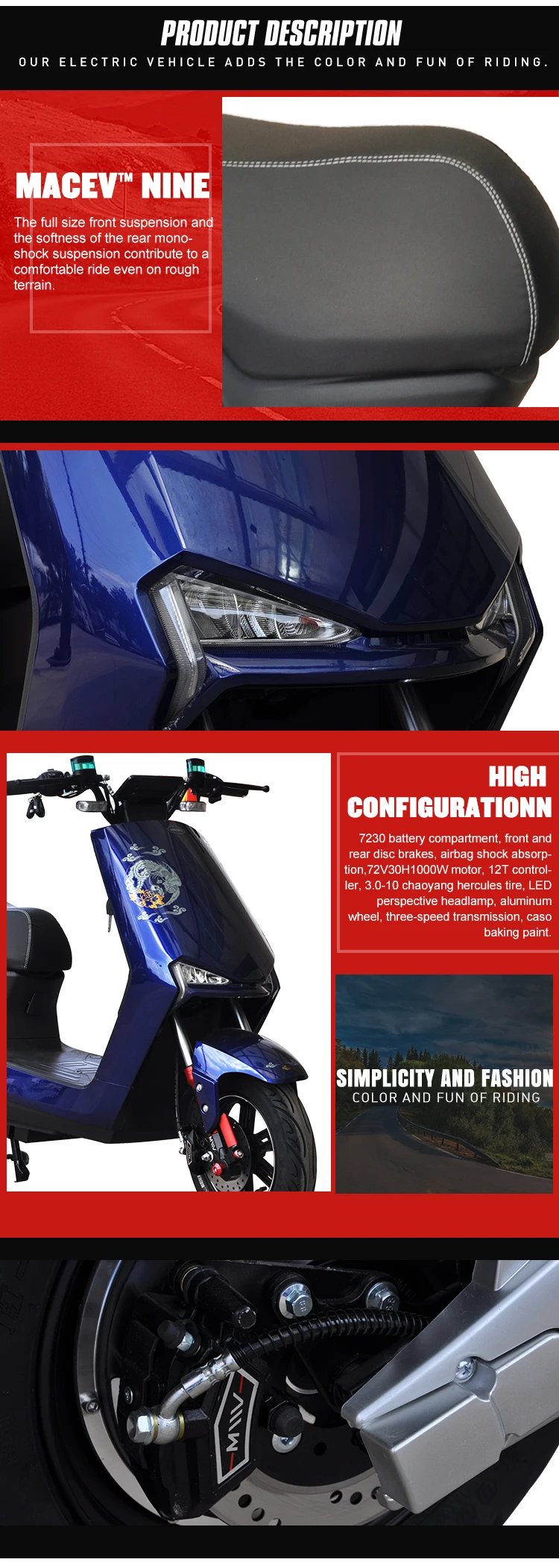 Double Disc Brake Electrical Scooter Buy Double Disc Brake Electrical