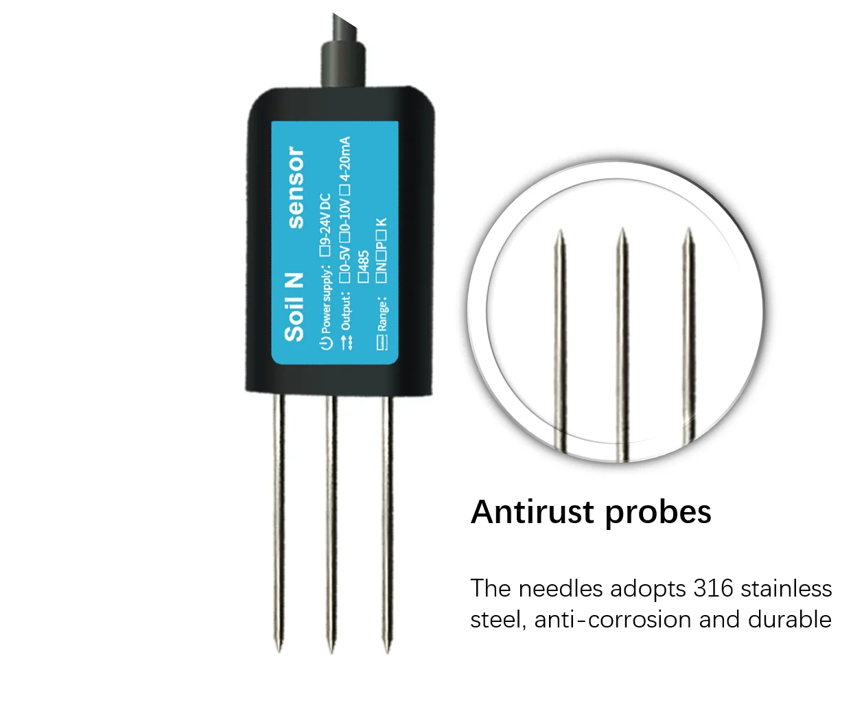 Rd-sn-01-soil Npk-n Sensor Online Monitoring Rs485 Digital Signal Lora ...