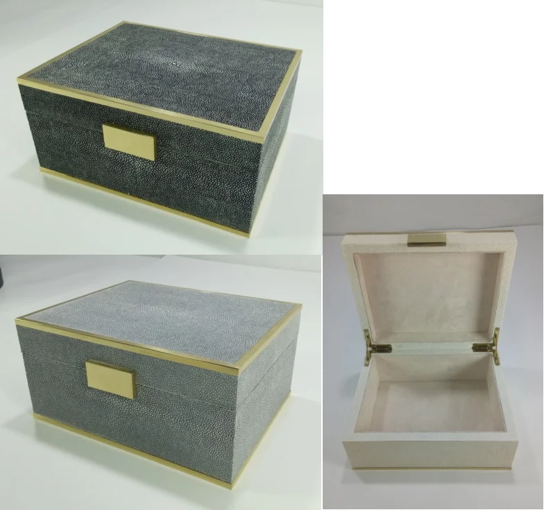 Shagreen Luxury Jewelry Box - Buy Cheap Jewelry Box,Necklace Sets For ...