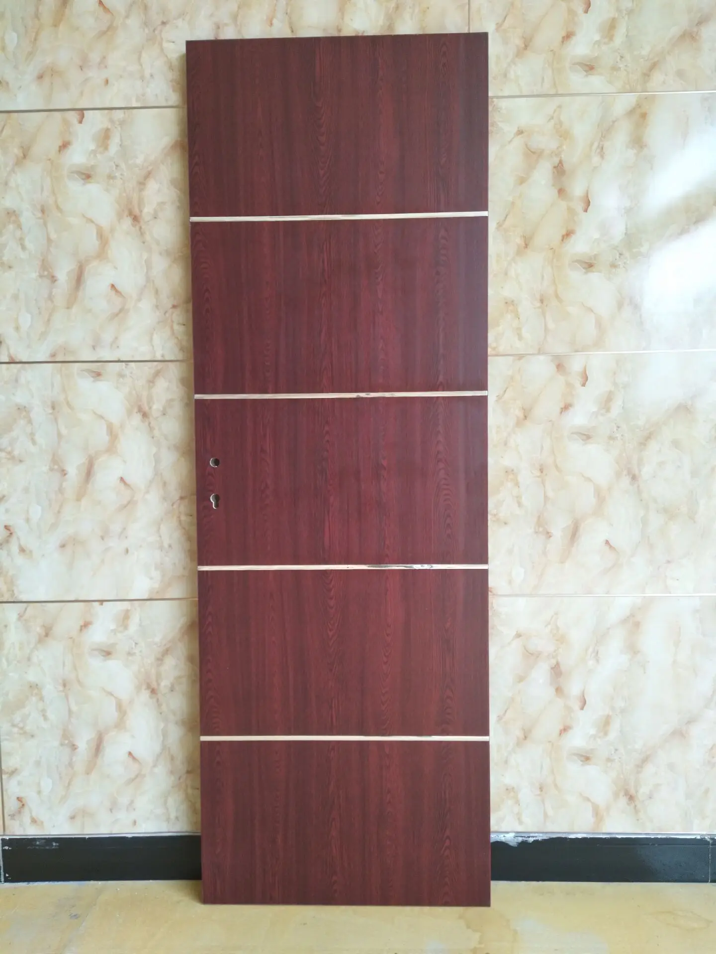 Hollow Wood Plastic Composite Door Panel Waterproof 35mm/45mm Thickness