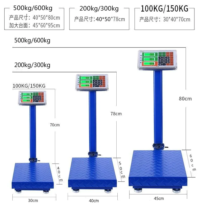 Tcs Series Electronic Platform Weighing Scale 150kg - Buy Tcs Series Of