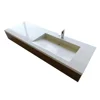 white crystal quartz stone molded sink vanity top acrylic bathroom flat vanity tops high quality integral basin