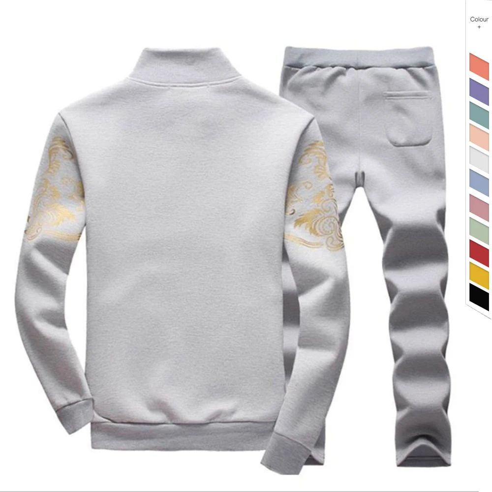 Survette Homme Custom Logo Male Sweatsuit Casual Sportswear Blank ...