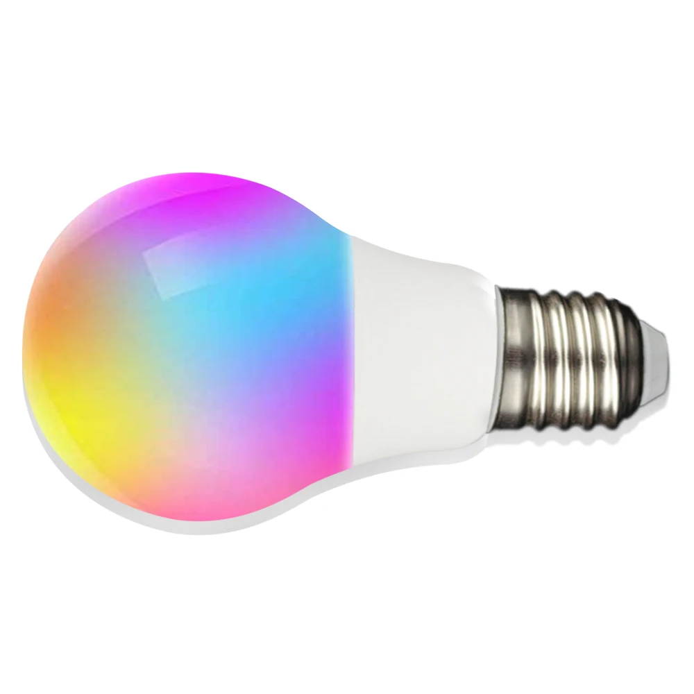 A60 9W RGB Smart LED Bulbs Compatible with Alexa and Google Home Tuya Smart APP  Wi-Fi Smart LED Light Bulb