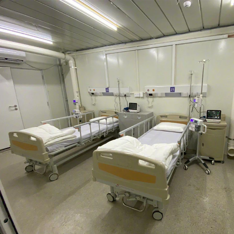 prefabricated modular flat pack 20ft container hospital