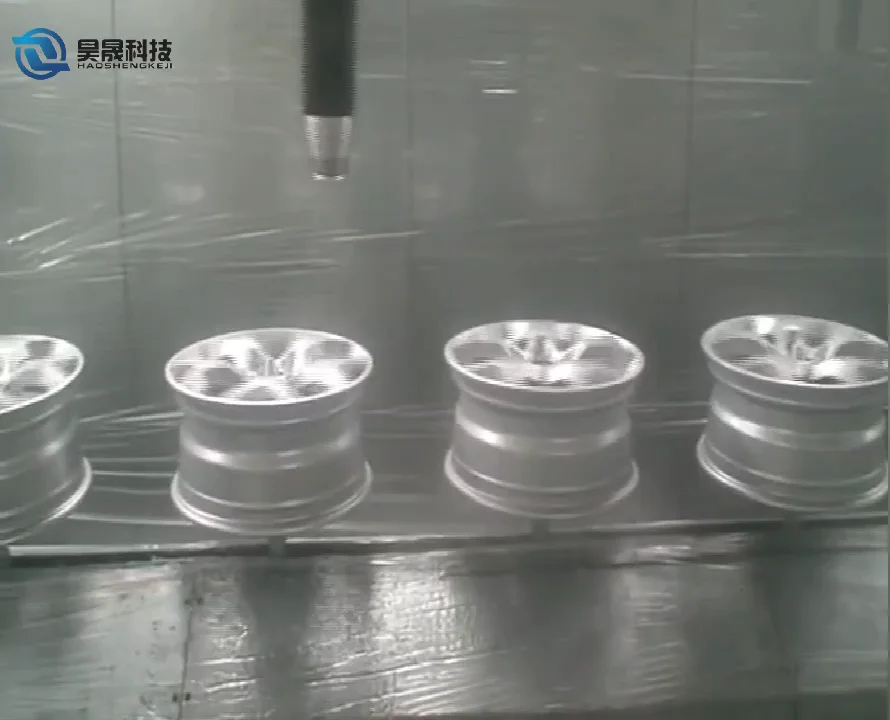 High Productivity And High Quality Automobile Wheel Hub Spray Painting