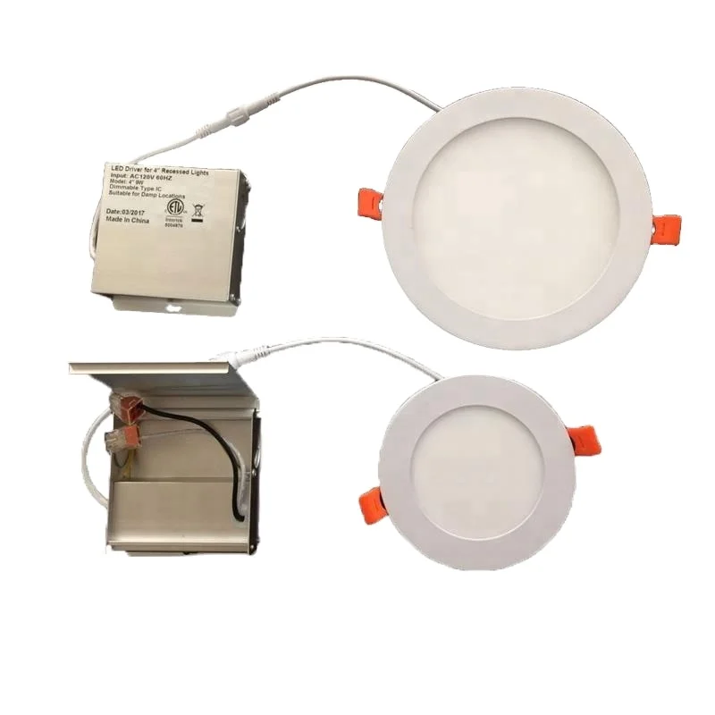 ETL ce Amazon retail  fully dimmable LED downlight AC120V LED pot light include junction box driver