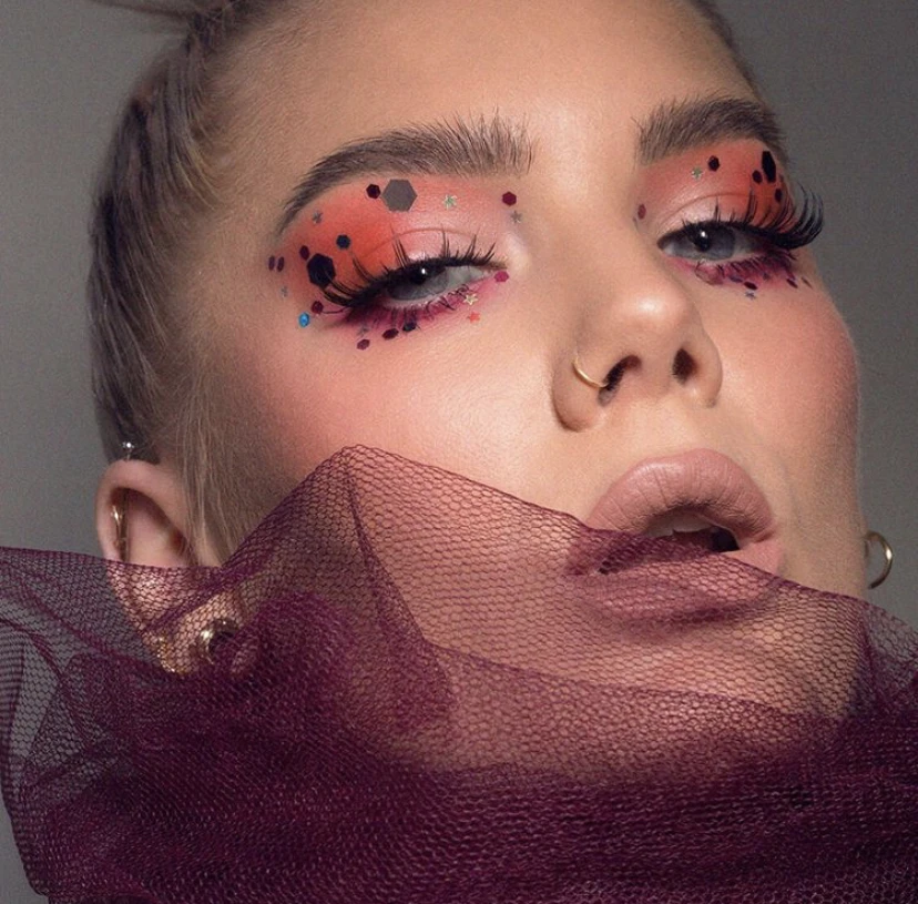 工厂热销批发厚实戏剧性5d定制徽标真丝睫毛