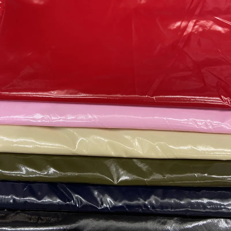 380t Bright Pu Coated Nylon Taffeta Fabric For Down Jacket Buy Bright