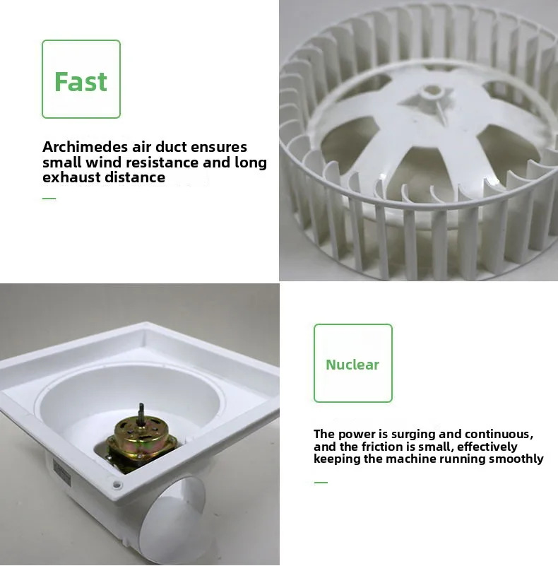 Ceiling Exhaust Ventilation Fan, 300X300, 220V, A.C. Source - detail 28