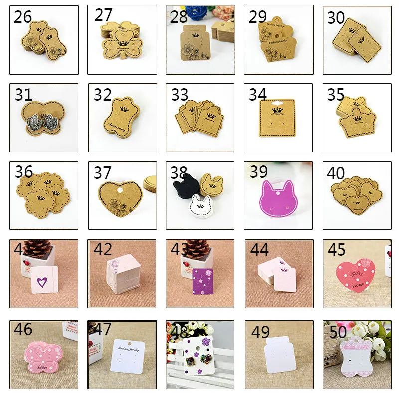 Blank Earrings Holder Display