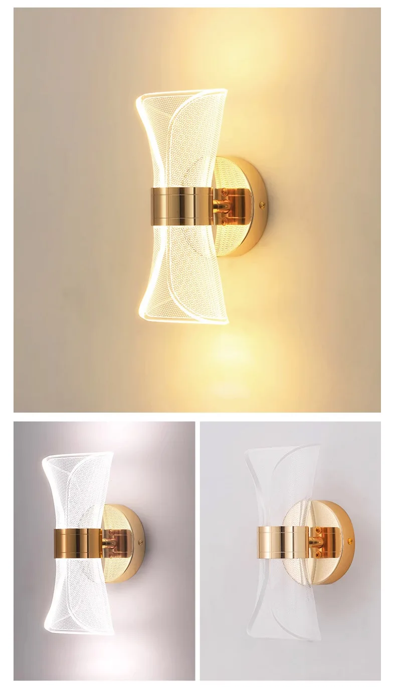 product modern minimalist nordic led bedside lamp cross border ultra bright aluminum for bedroom living room aisle background wall light-15