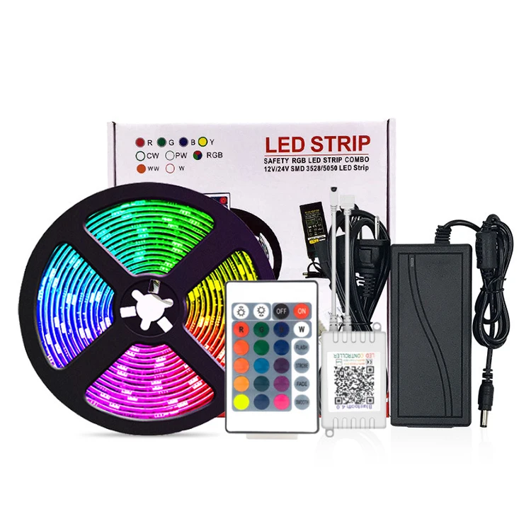 GTYJ5608 Cheap Price 5050 RGB Waterproof Bluetooth Smart APP Music Sound Remote Control Set LED Strip Light