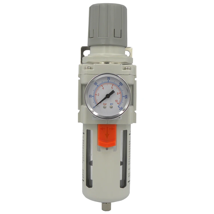 Details about   BF4000 adjustable air source treatment pneumatic filter regulator pressure gauge 