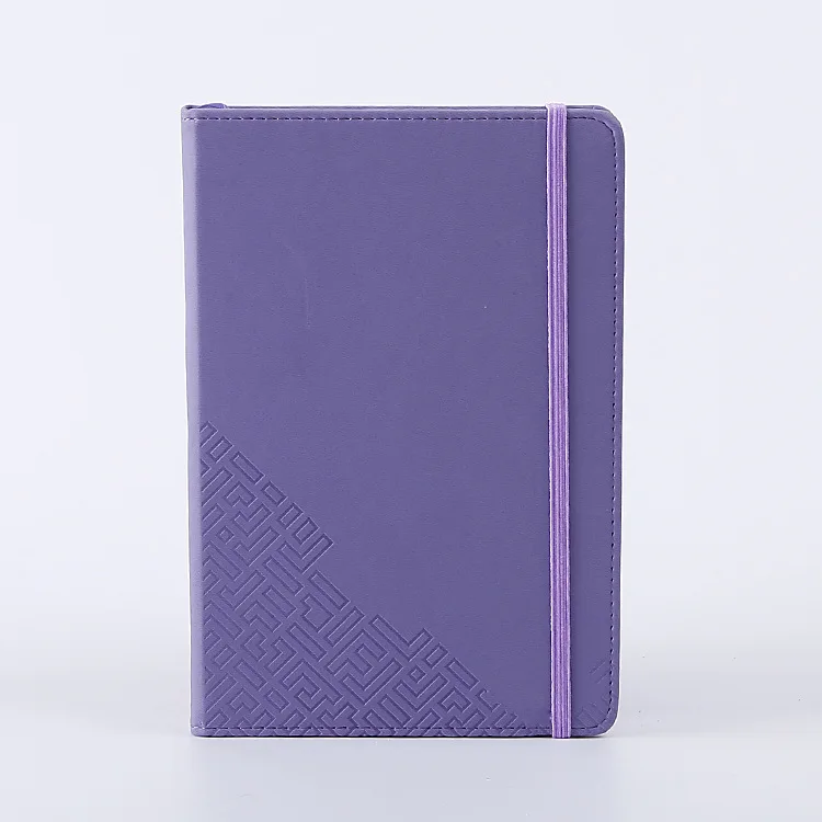 Best seller wholesale pure color PU leather cover planner a5 diary jornal notebook