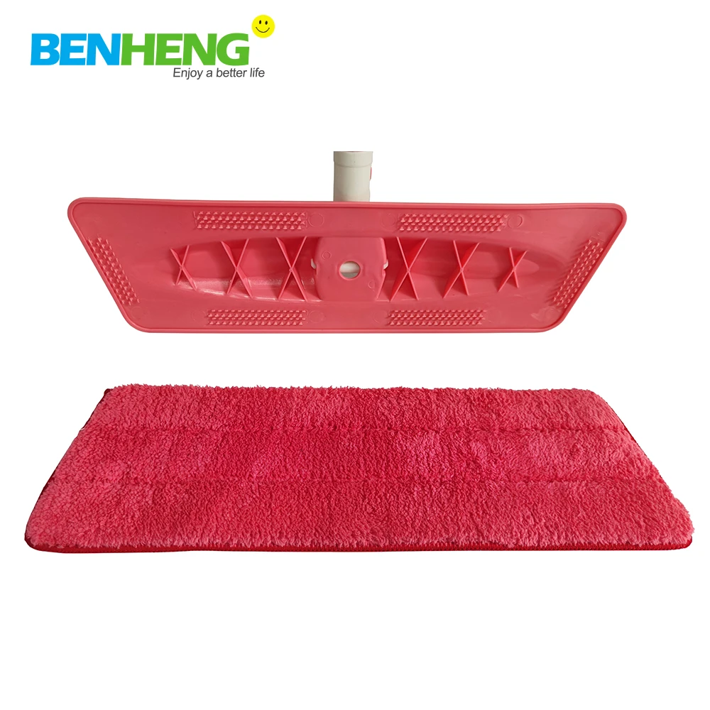 360 Rotating Rod Microfiber Mop Flat Mop With Sprayer For Kitchen Wood