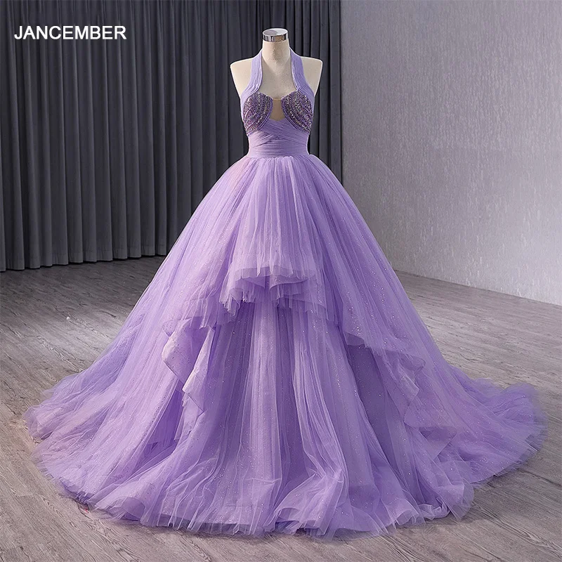purple dress for sweet 16 Lilac Ball Gown Tulle Lace Appliqued Sweet 16 Quinceanera Dress for Bi