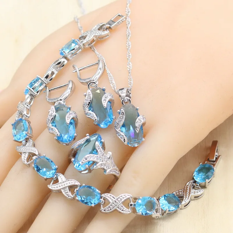 Jewelry Set, newest Gemstone Necklace and Bracelet Set