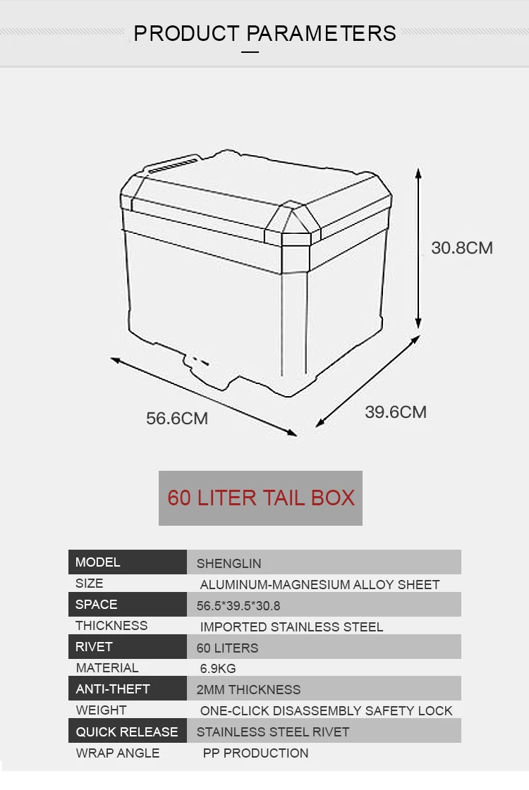 2020 New Style Scooter Delivery Box Motorcycle Top Case Buy Delivery