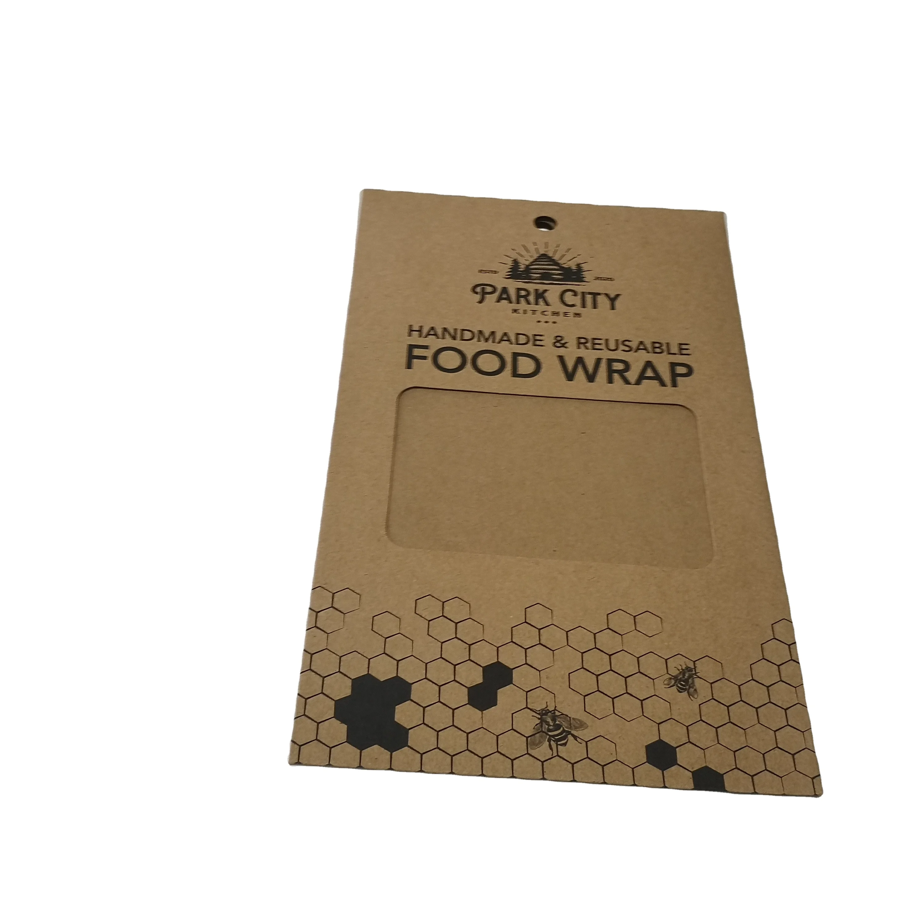 定制模切窗口回收棕色牛皮纸烫金礼品卡信封包装标准尺寸牛皮纸信封