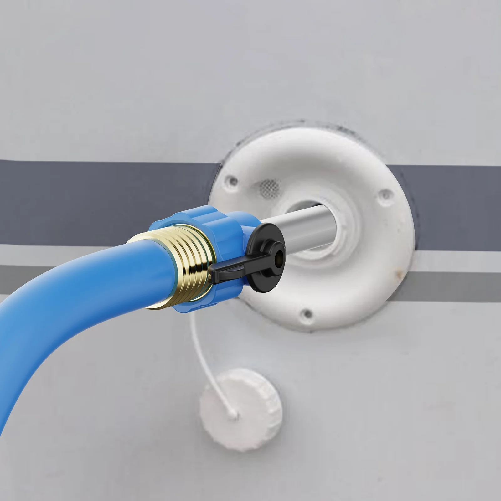 S3 Rv Water Tank Filler With Shutoff Valve Quickly And Efficiently