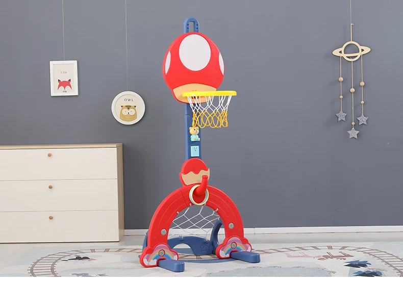 Starry Children's PE Lifting Basketball Stand Box 3-6 Years Old Toy Baby Indoor Basketball Rack