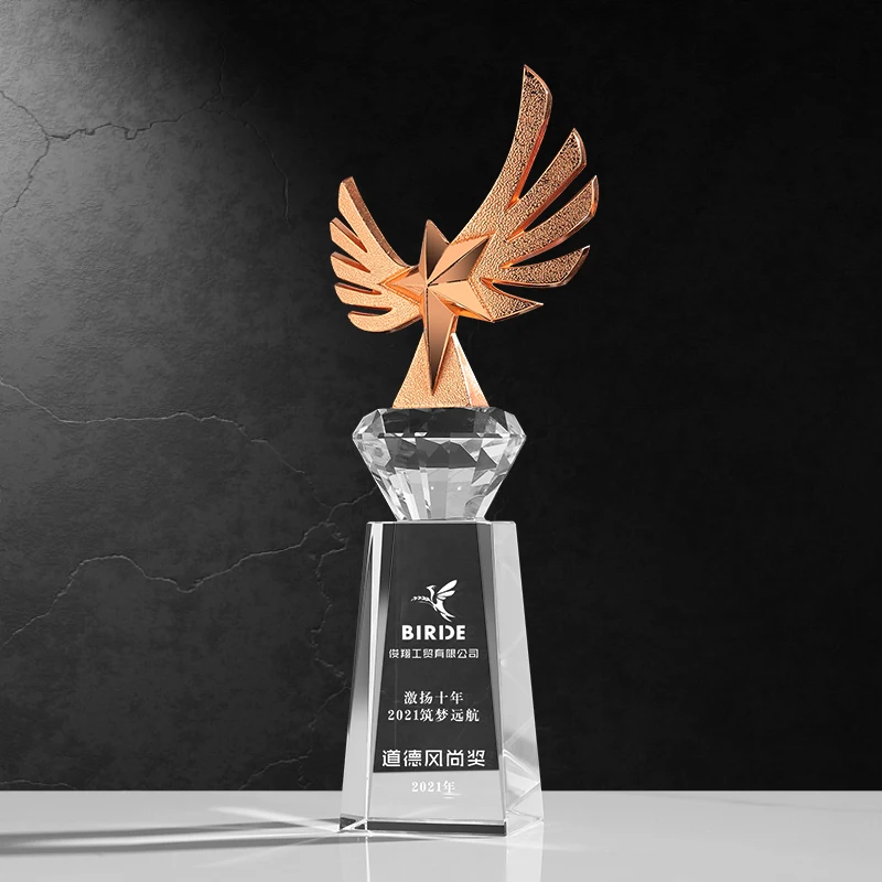 product new designed crystal star award custom cheap crystal sports trophy for souvenir gift-32