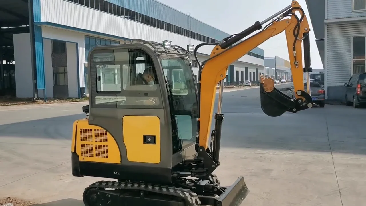 Cheap Price Chinese Mini Excavator Small Digger Crawler Excavator 1ton ...