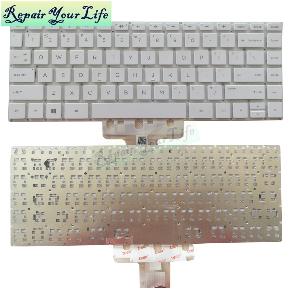 Us Language Internal Laptop Keyboard For Hp 14bs 92096200 White Hpm16l93us9201 Buy Internal