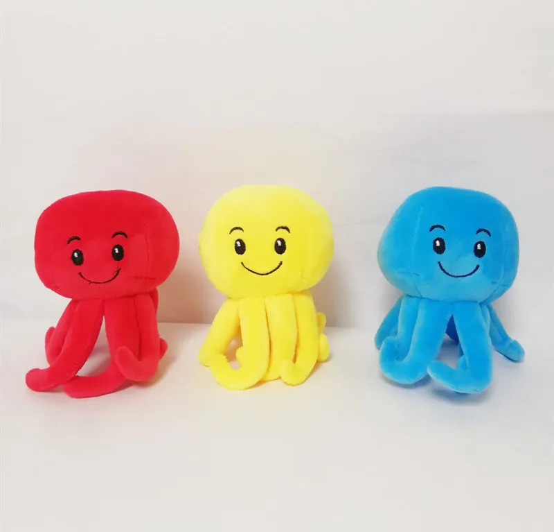 Embroidery Red Plush Octopus Plush Soft Octopus Toy - Buy Stuffed ...